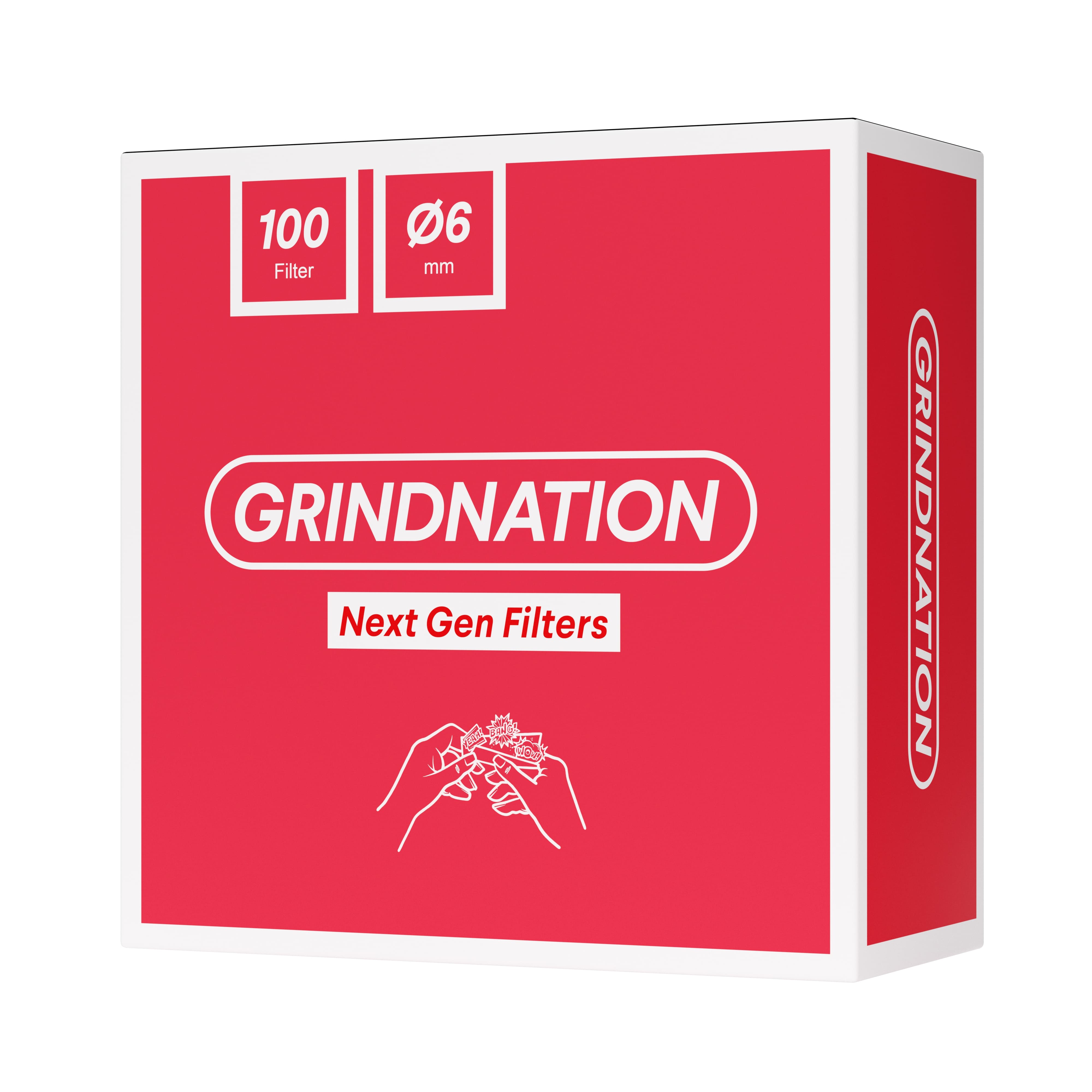 Next Gen Aktivkohlefilter 50, 100, 250 Stück | mit Aktivkohle & Zellulose 