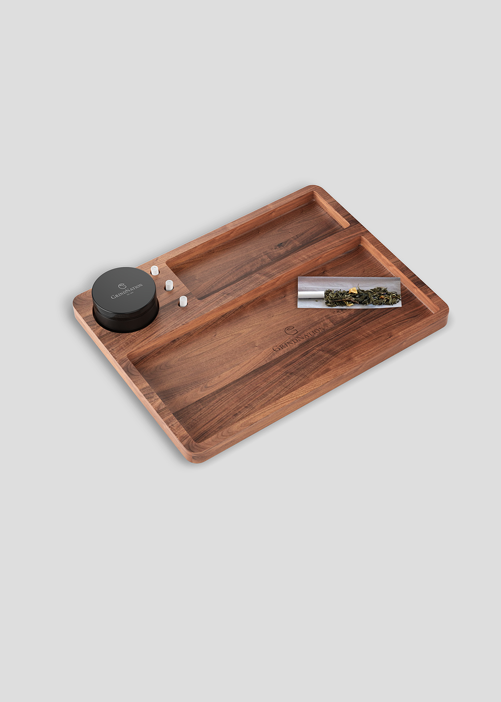Großes Rolling Tray aus Eschenholz gefertigt in Deutschland Großes Rolling Tray aus Eschenholz gefertigt in Deutschland