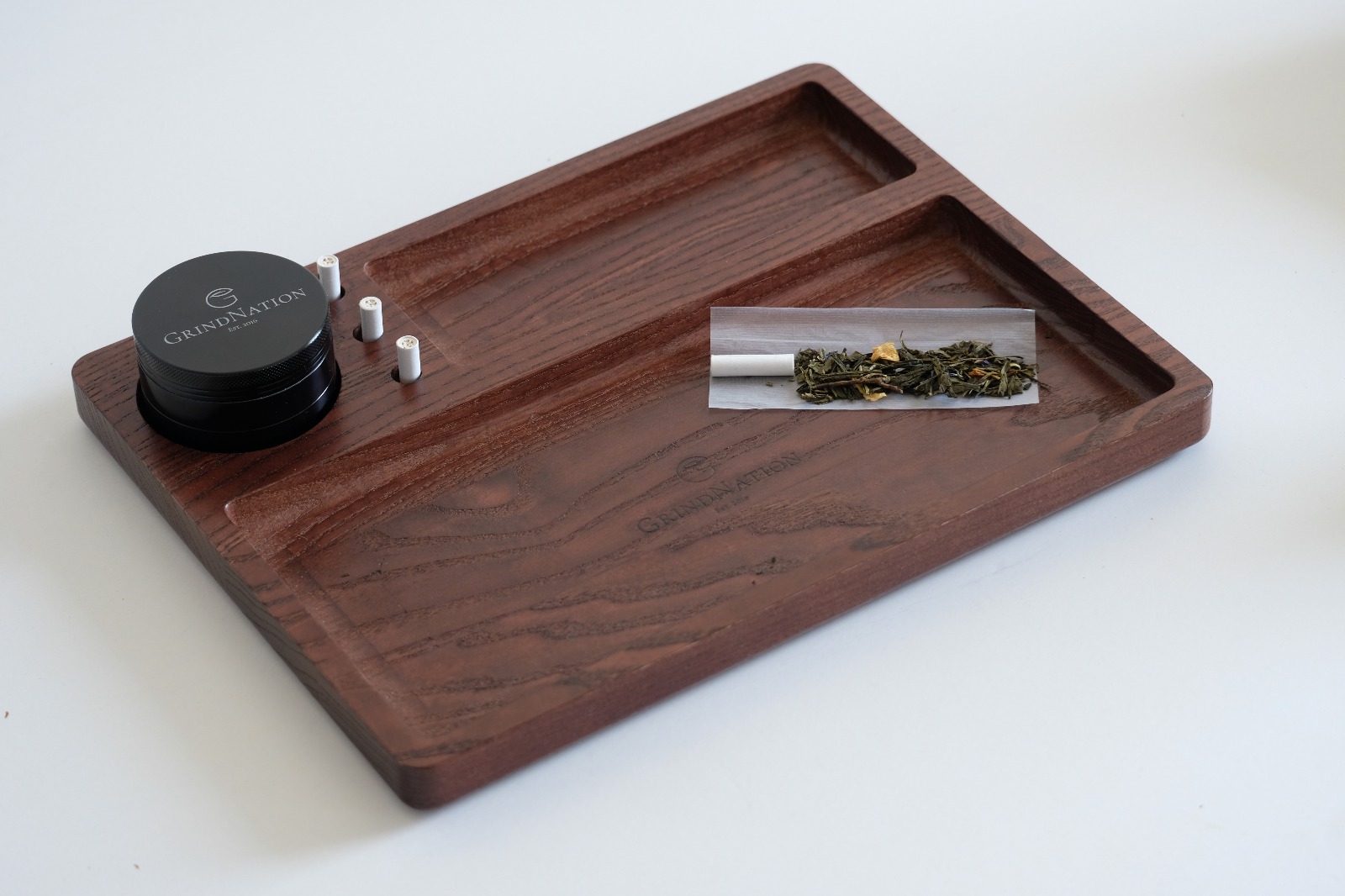 Rolling Tray Set + Grinder + 5x Longpaper + 2x Lighter