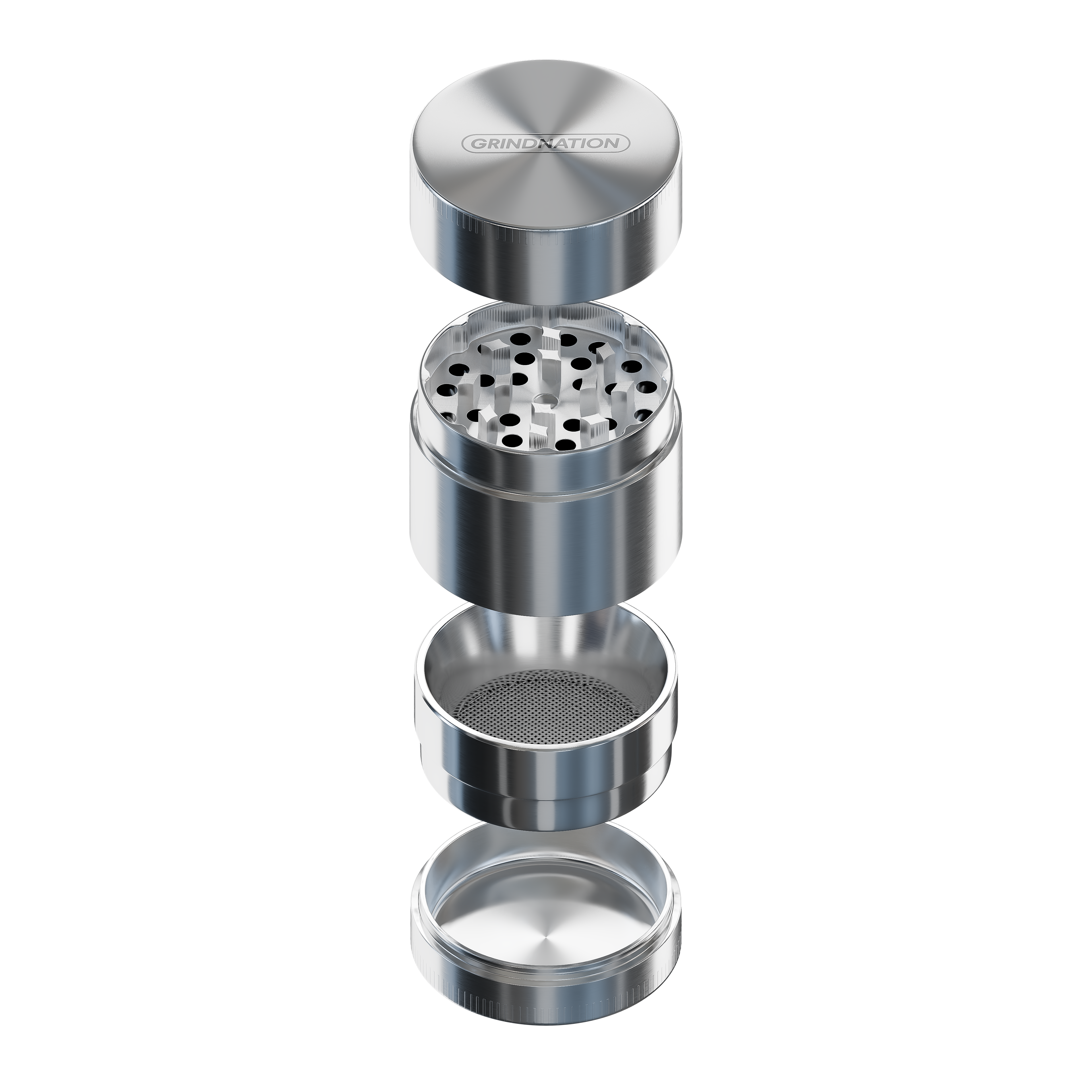Stainless Steel Grinder 4-parts (40mm)