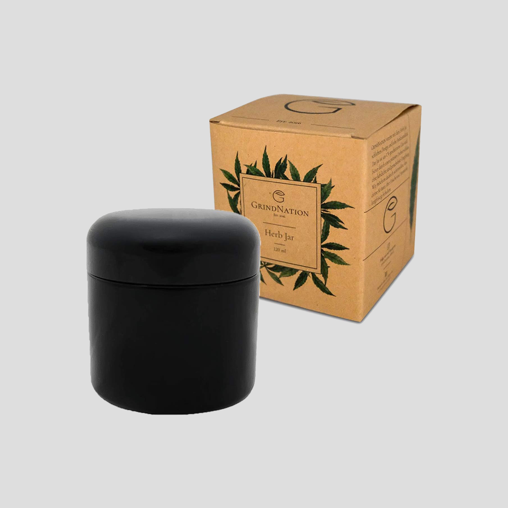 Herb Jar 120ml | Airtight | UV-protected | Glass